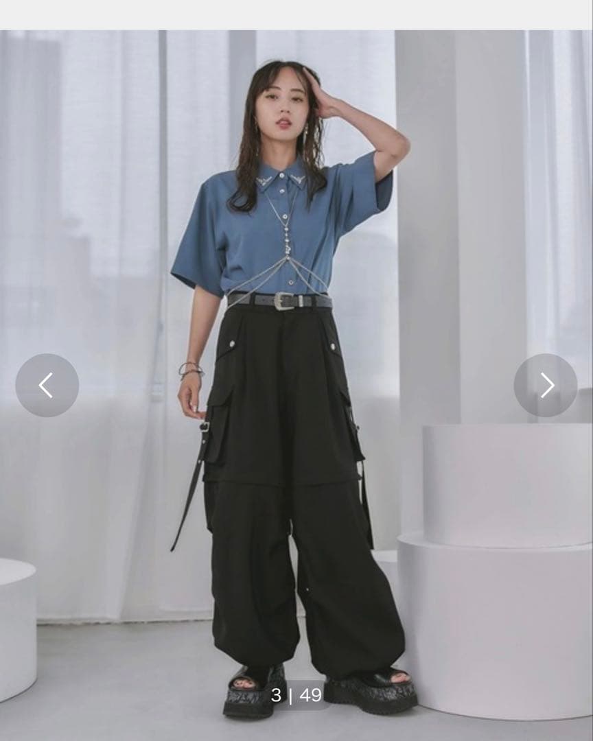 マルチWAYワイドカーゴパンツ