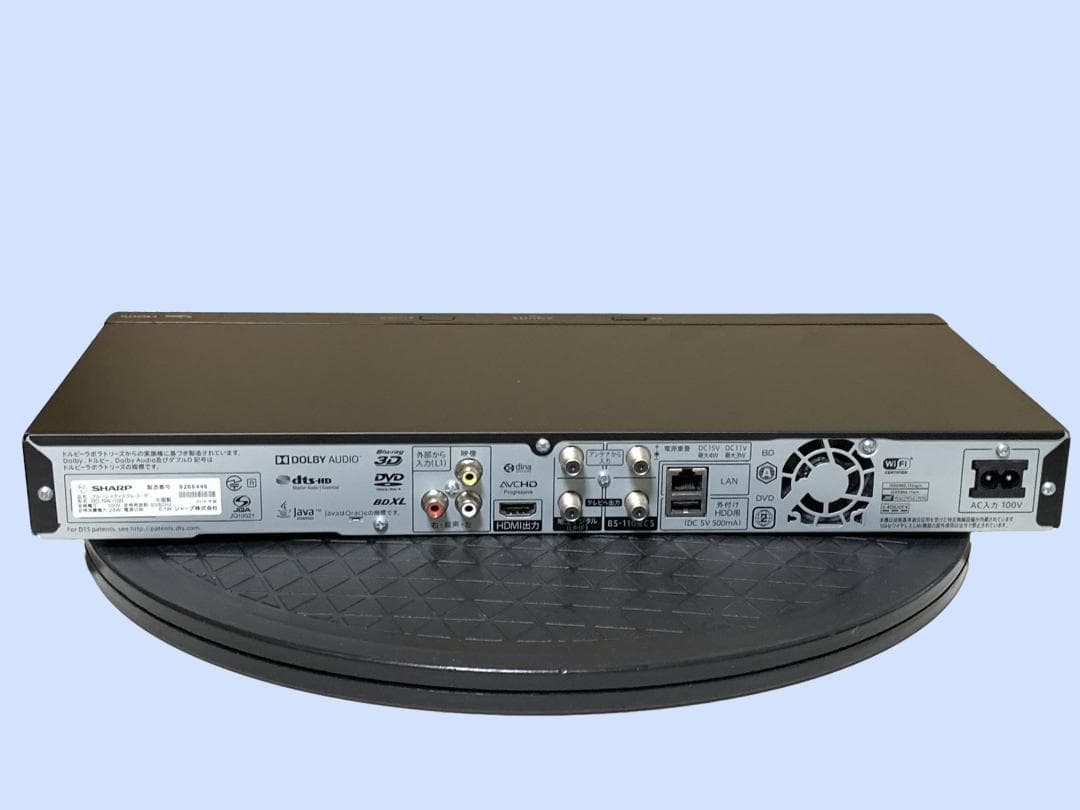 M6822 SHARP/AQUOS☆HDD/BDレコーダー☆BD-NW1100