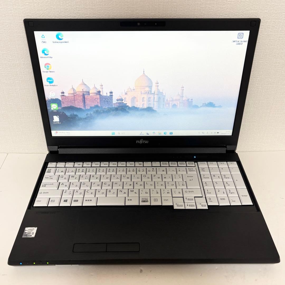 【美品・大画面】i5第10世代✨富士通 LIFEBOOK U5510/D DVD