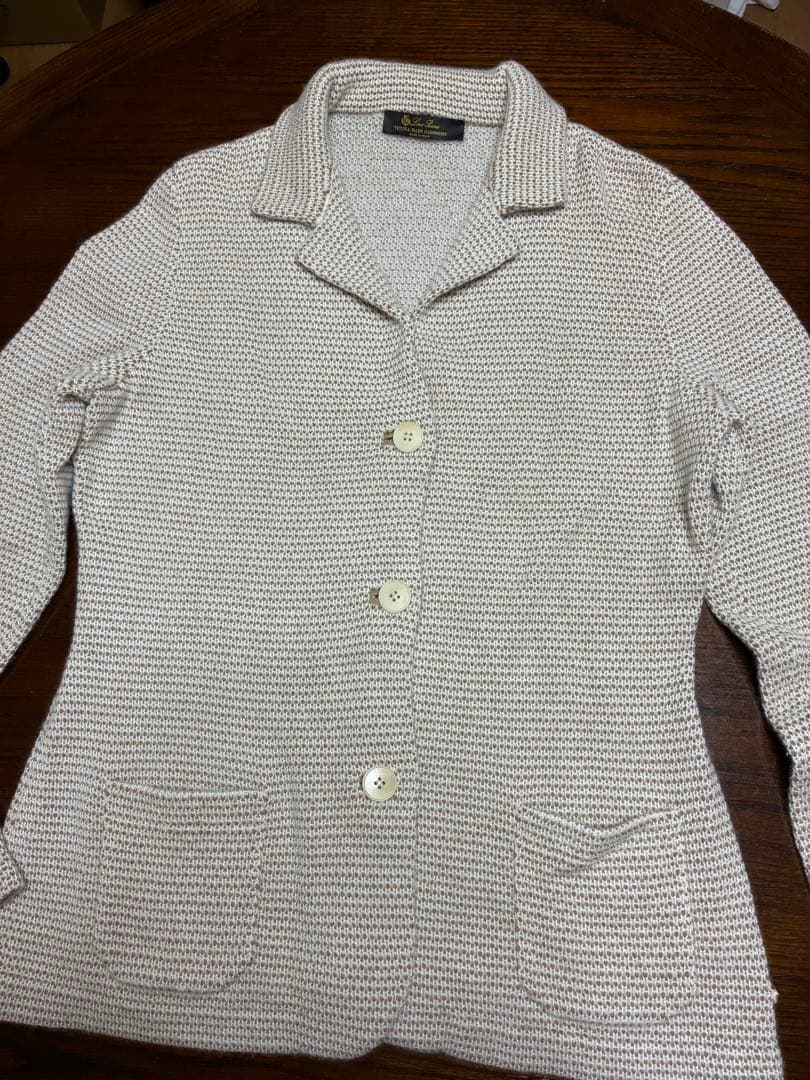 【Loro Piana】 BABY CASHMERE ニットジャケット