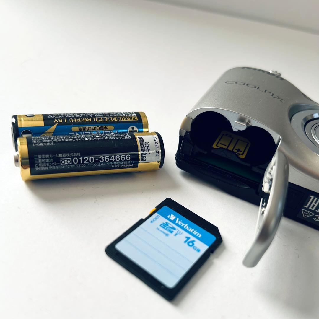 Nikon COOLPIX A10 単三電池使用可能 動作確認済