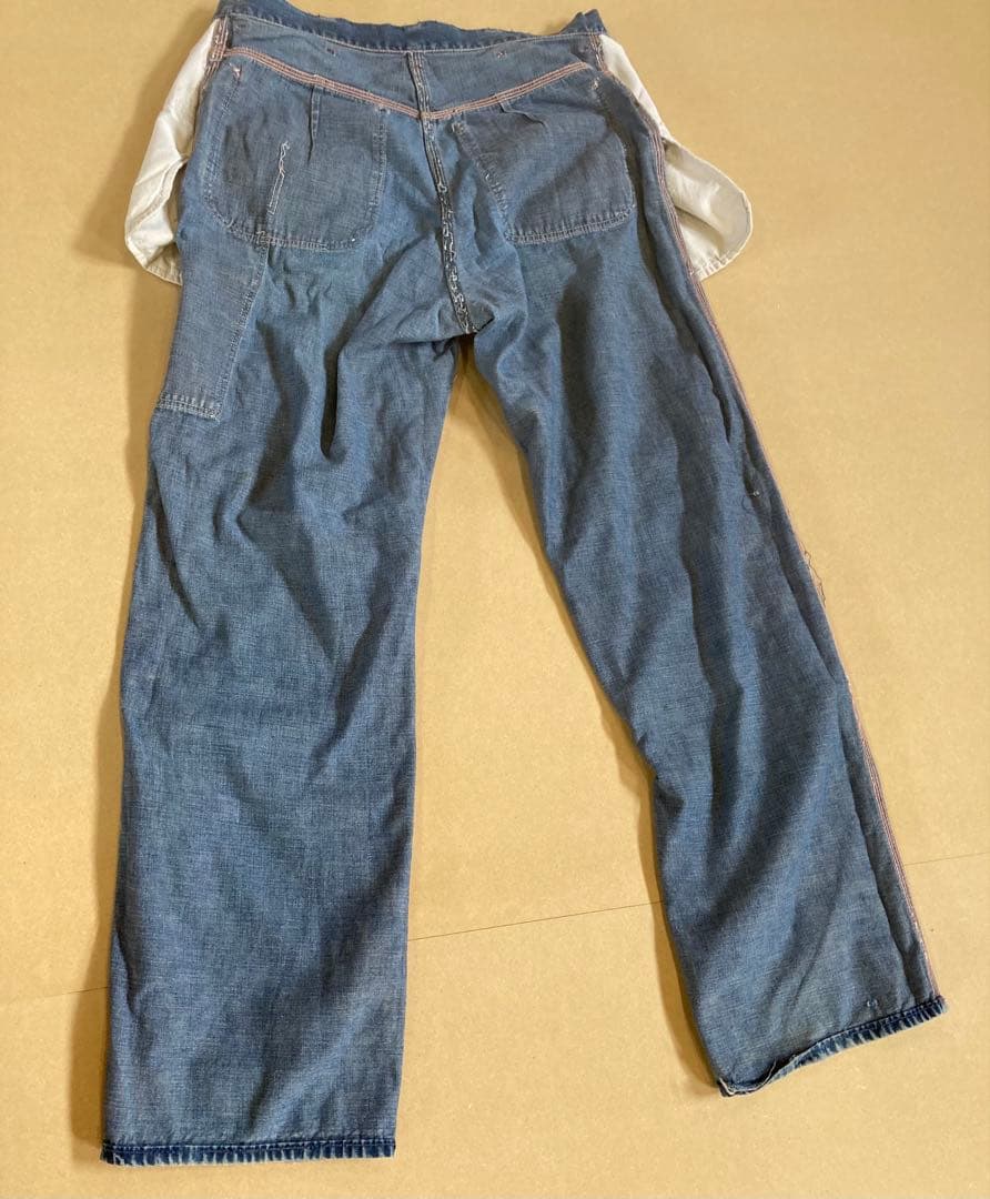 ビンテージ　ビックマック　ペインターパンツ　縦落ち　デニム　レア　古着　USED