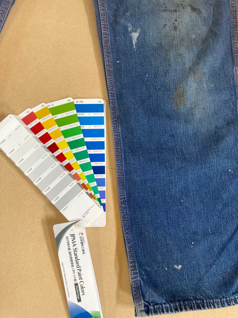 ビンテージ　ビックマック　ペインターパンツ　縦落ち　デニム　レア　古着　USED