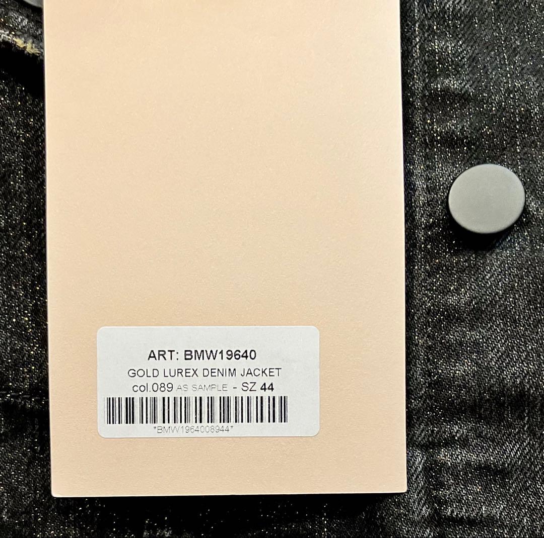 BUSCEMI ブシェミ 高級 金糸使用　デニムジャケット 44　イタリア製