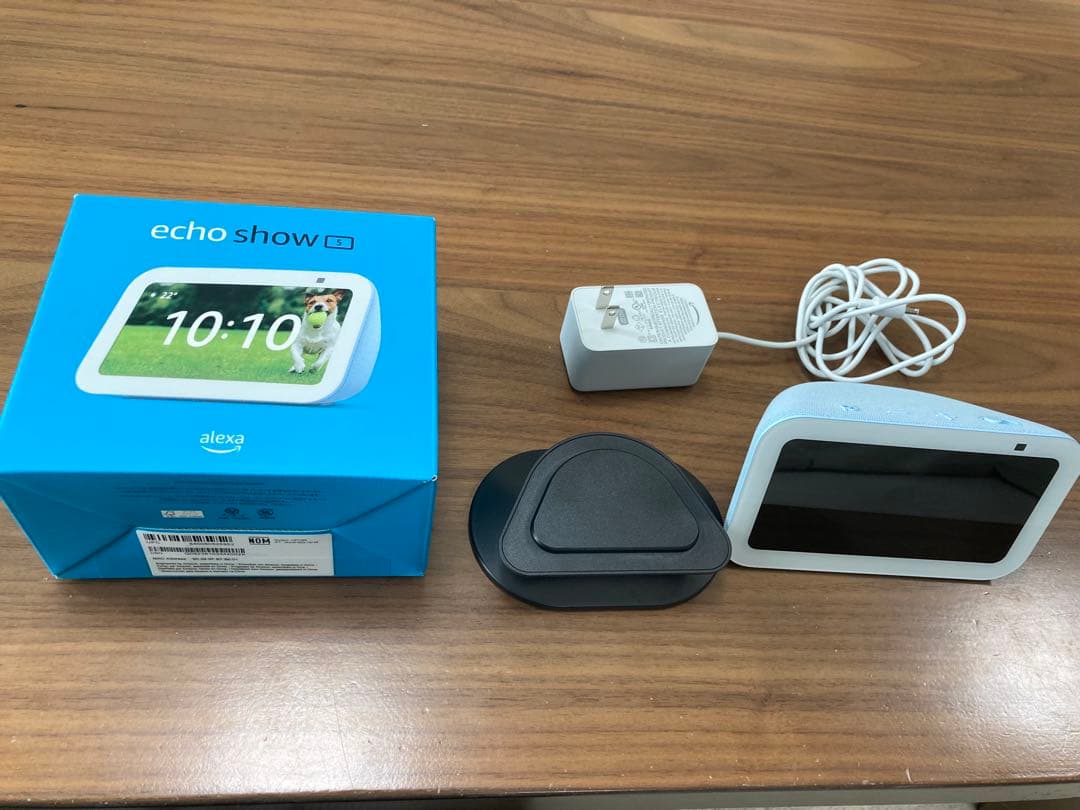 【台座セット】 Amazon Echo Show 5 ホワイト (第3世代)