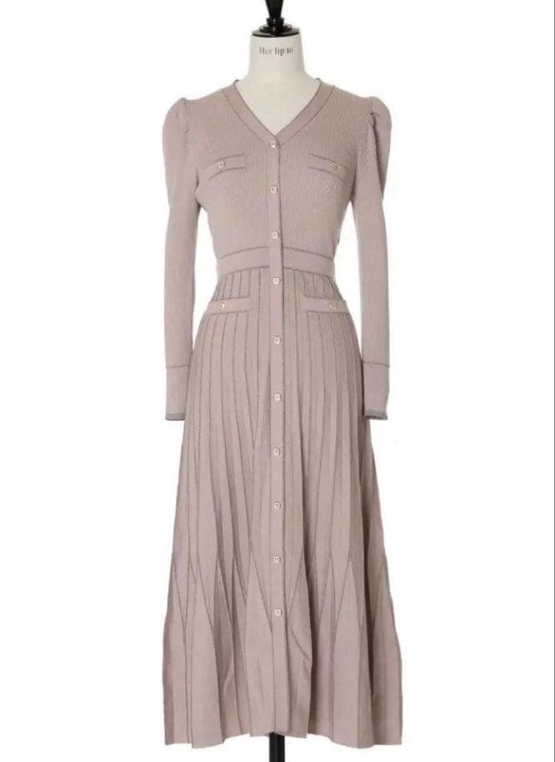 美品♡【herlipto】sweet room knit long dress