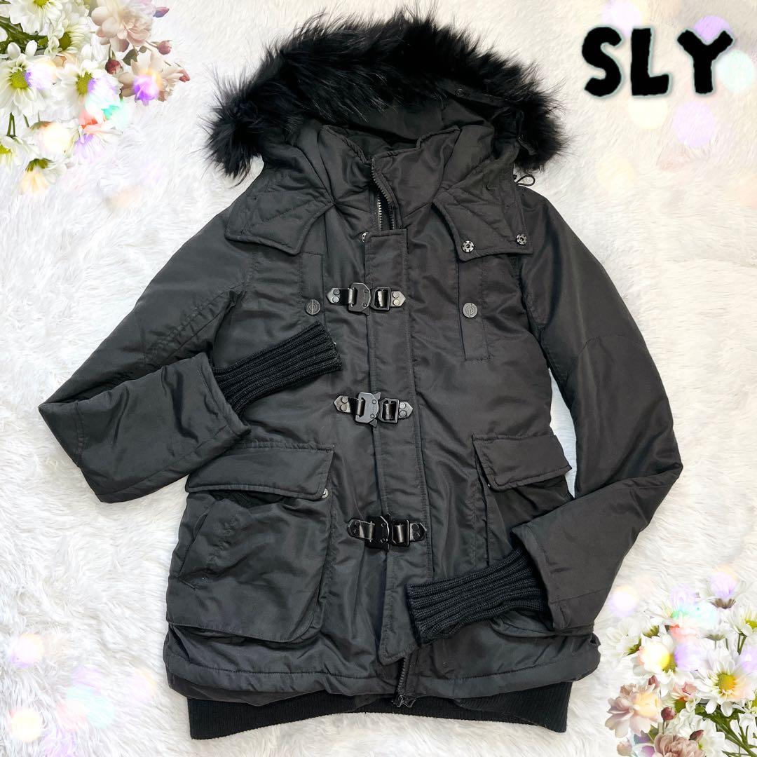 SLY N3B ダウン ボアライナー ラクーン 中綿 黒 ミリタリー y2k