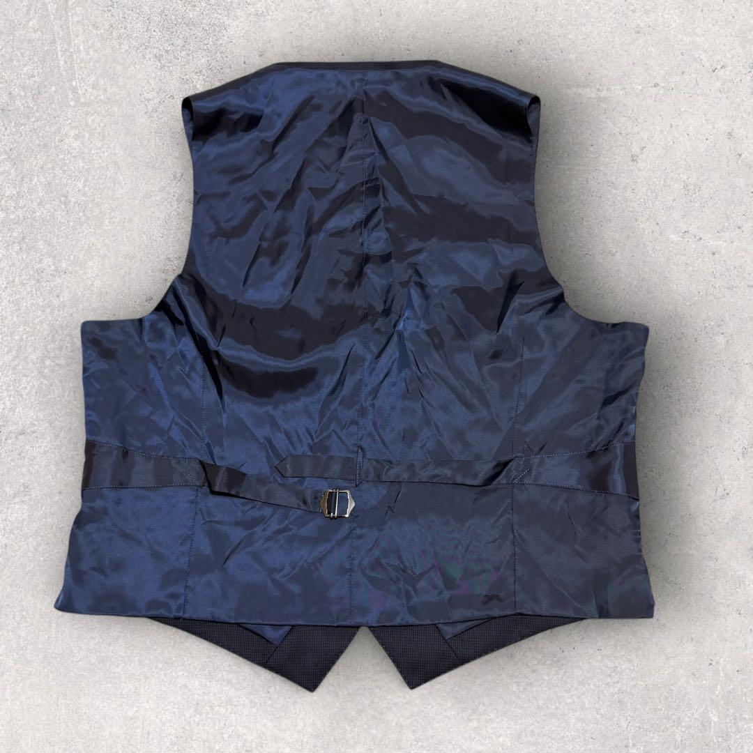 ユニバーサルランゲージ　セットアップ　３ピース　段返し　千鳥柄　XL相当