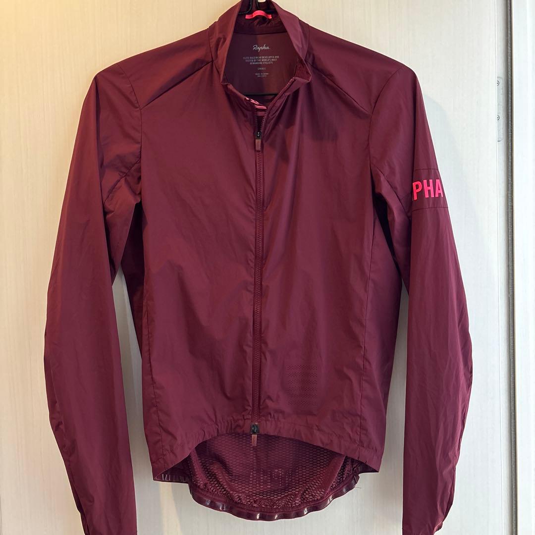 Rapha プロチーム　ウインドジャケット　バーガンディ サイズS