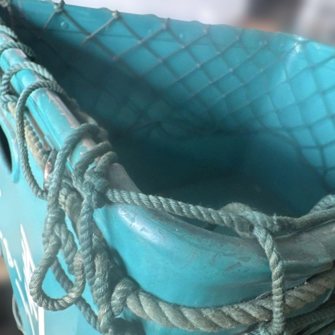 リ*ク様 牛乳石鹸 ボテ箱 COW BRAND 網付き 収納箱 昭和レトロ　アン