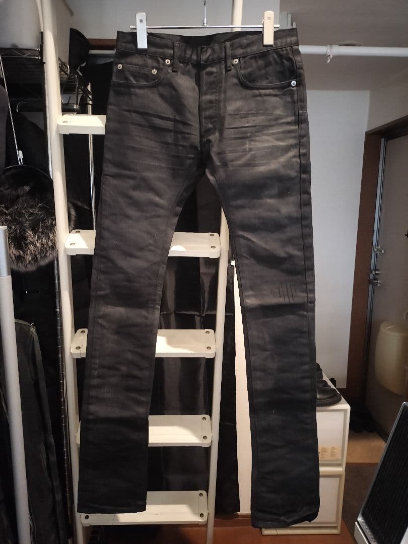 せ Dior Homme グラファイトコーティングデニム 路面店限定