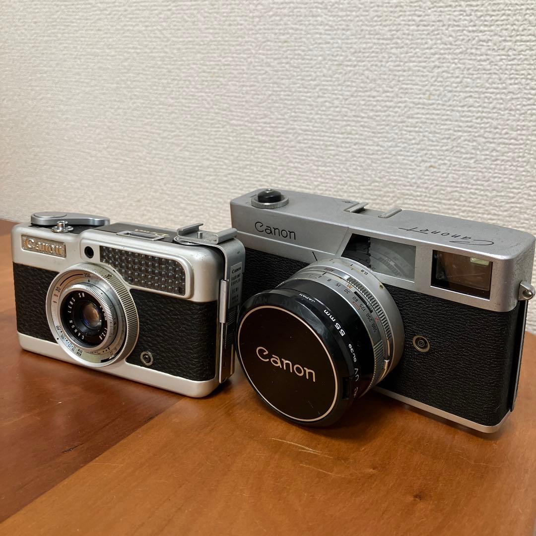 おまとめ Canon キャノン 年代物 アンティーク ジャンク 2台セット