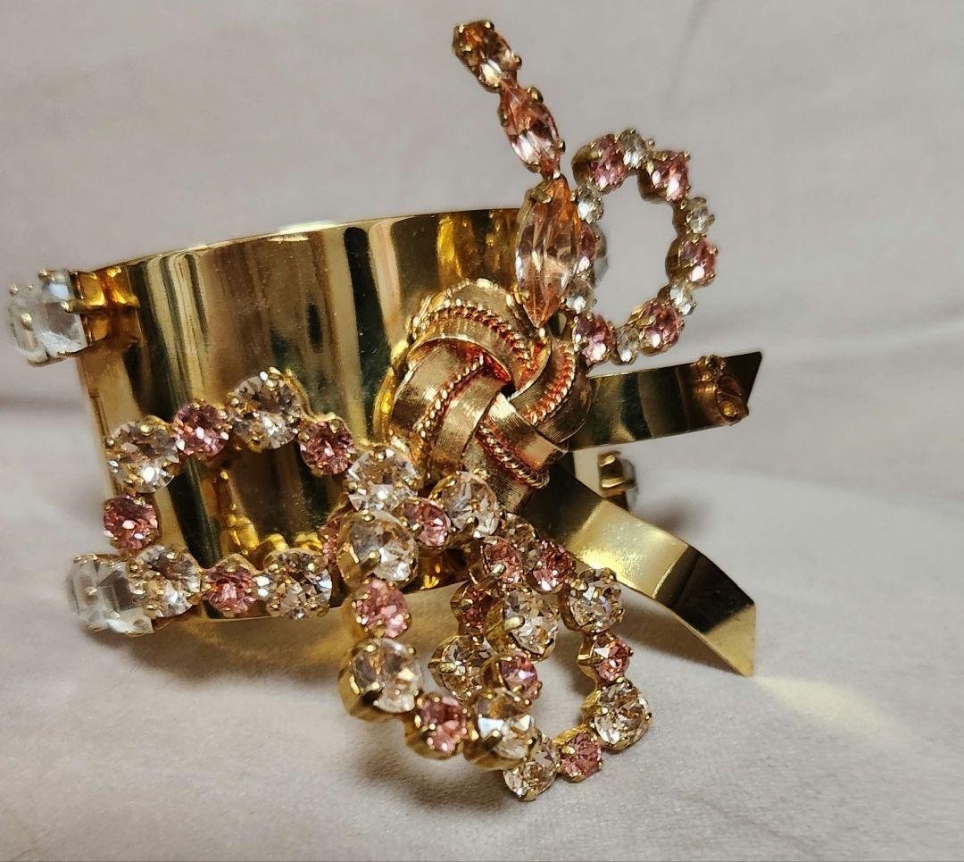 激レアロゴ入り☆ディースクエアード☆ビジューリボンバングル