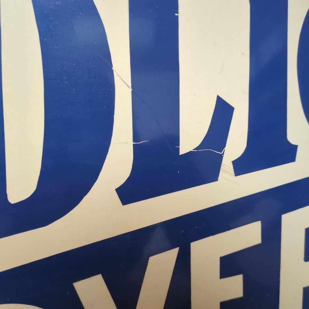 専用!!　ヘッドライト大型ブリキ看板　50年代復刻レプリカ?　ビンテージ