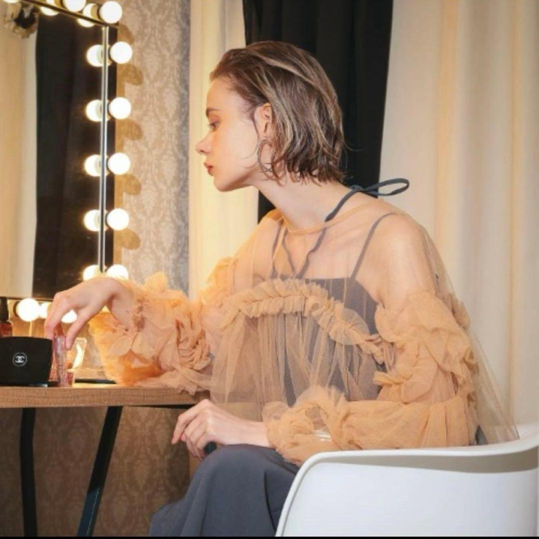 andresd デコラティブチュールトップス　結婚式　オケージョン　フリル