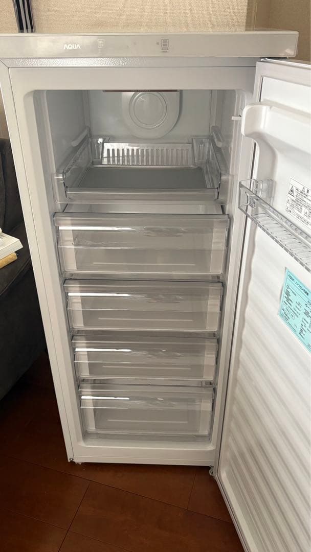 AQUA 冷凍庫 AQF-GS13M(W)型 2022年製