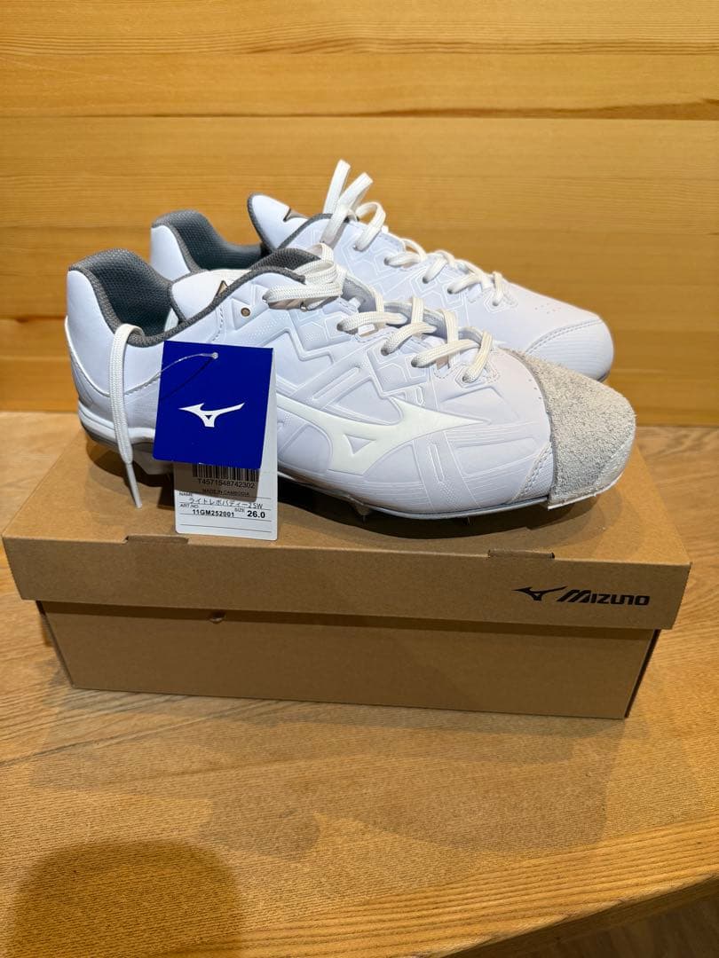 Mizuno ミズノ　野球　スパイク ホワイト　金具（刃）