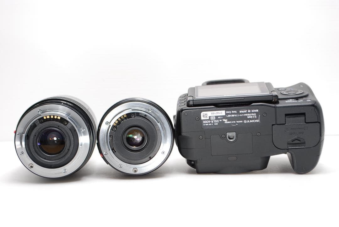 ❤️おすすめ一眼レフ❤️SONY α300 ダブルレンズセット レンズフード付き