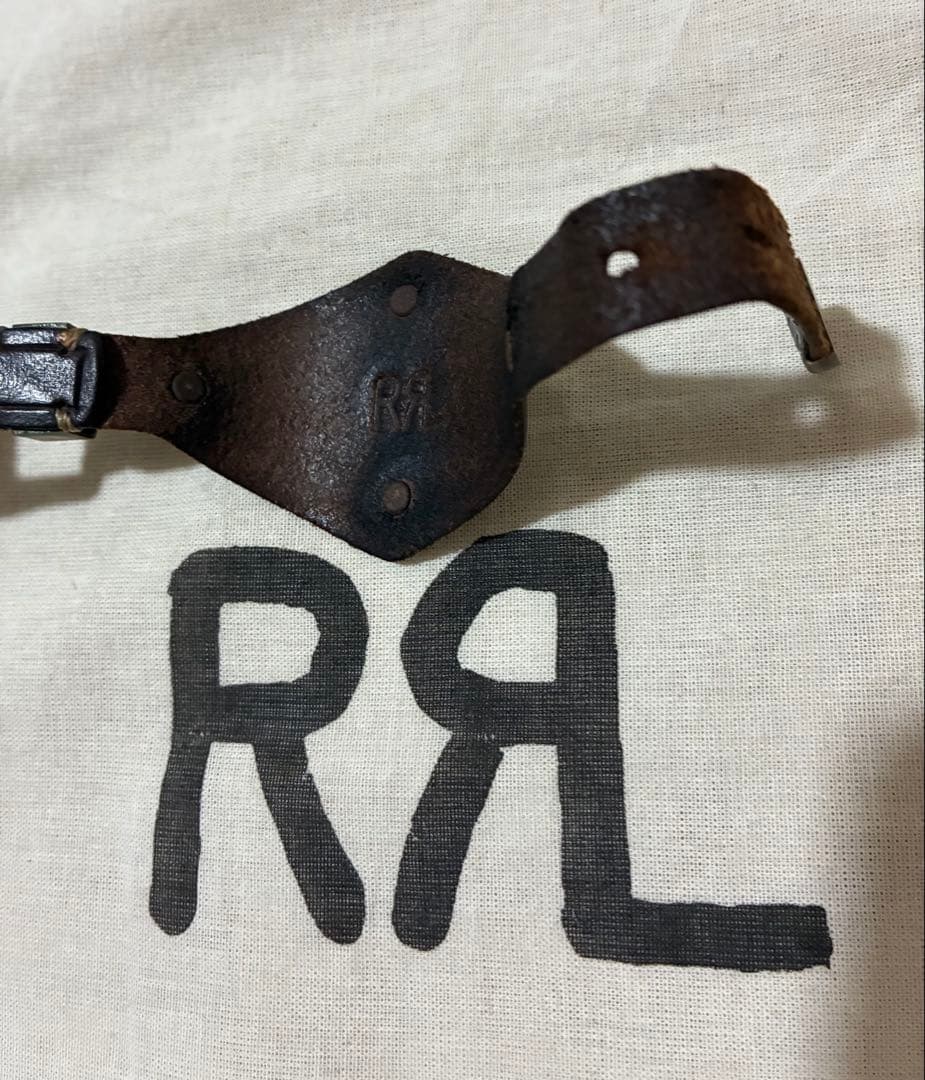 RRL レザー バングル ブレスレットDouble RLベルト ダブルアールエル