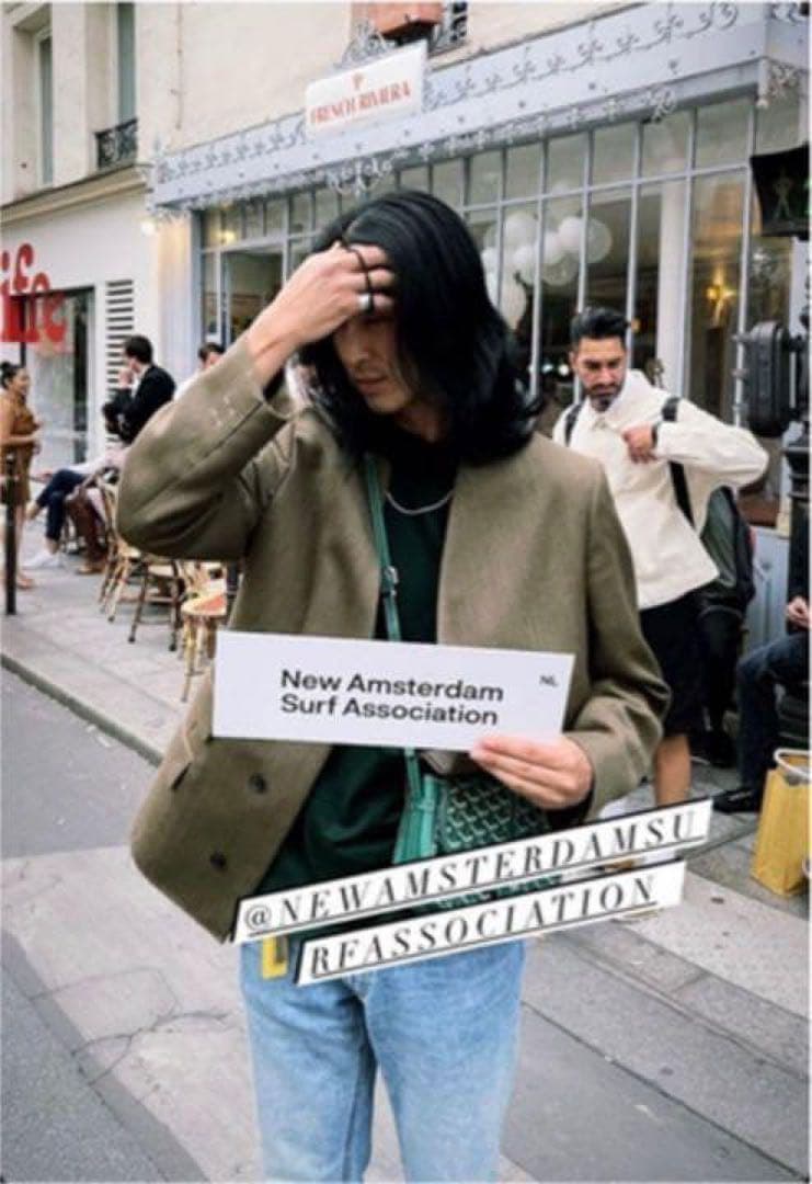 【じゃぱん】メゾンマルジェラ ノーカラージャケット 46