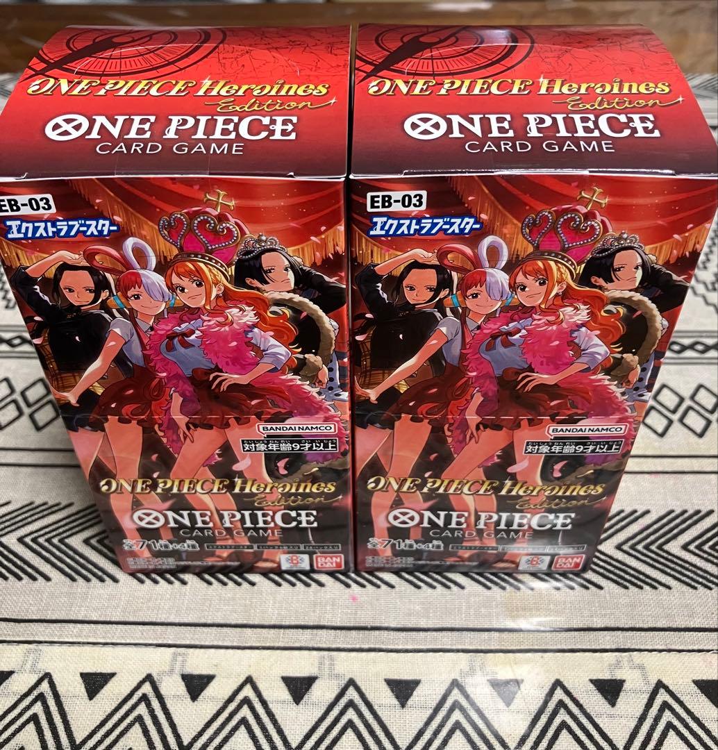 テープ付き　ワンピースカード ヒロインズエディション 2BOX