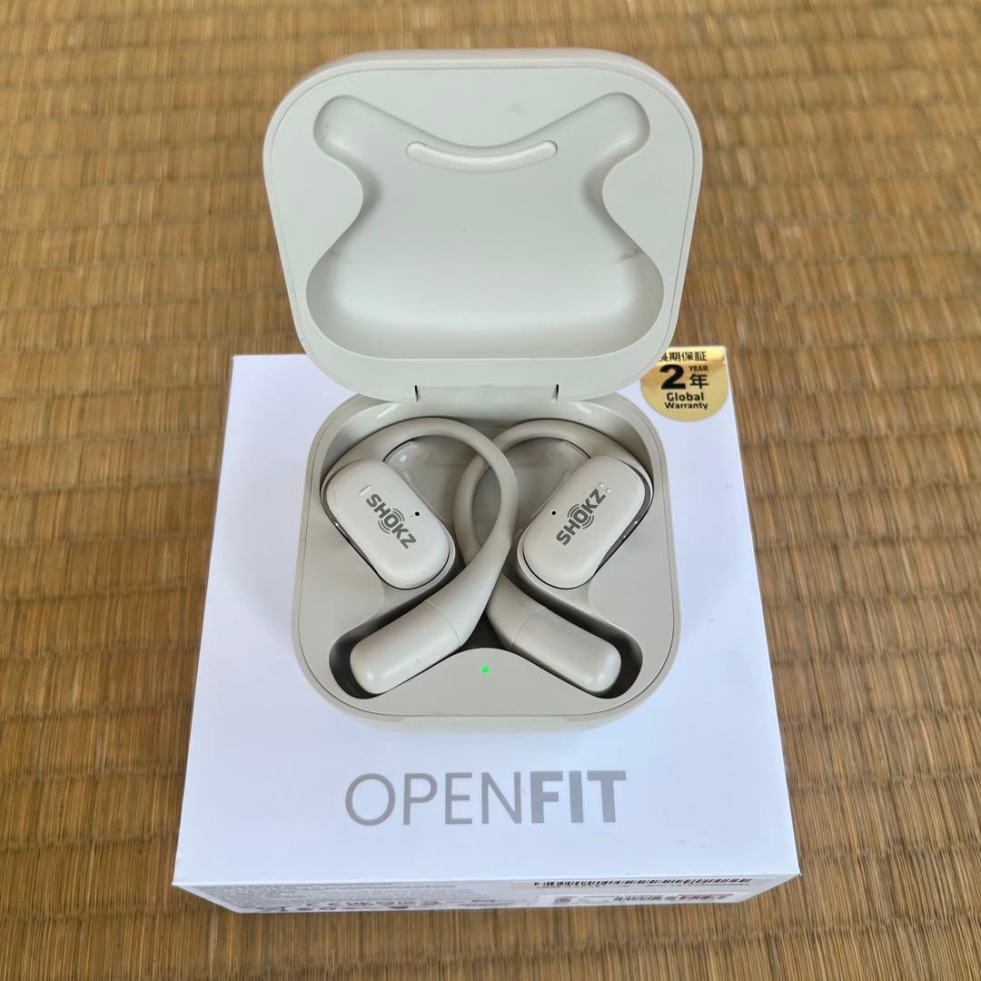 SHOKZ OPENFIT ワイヤレスイヤホン 動作中古品