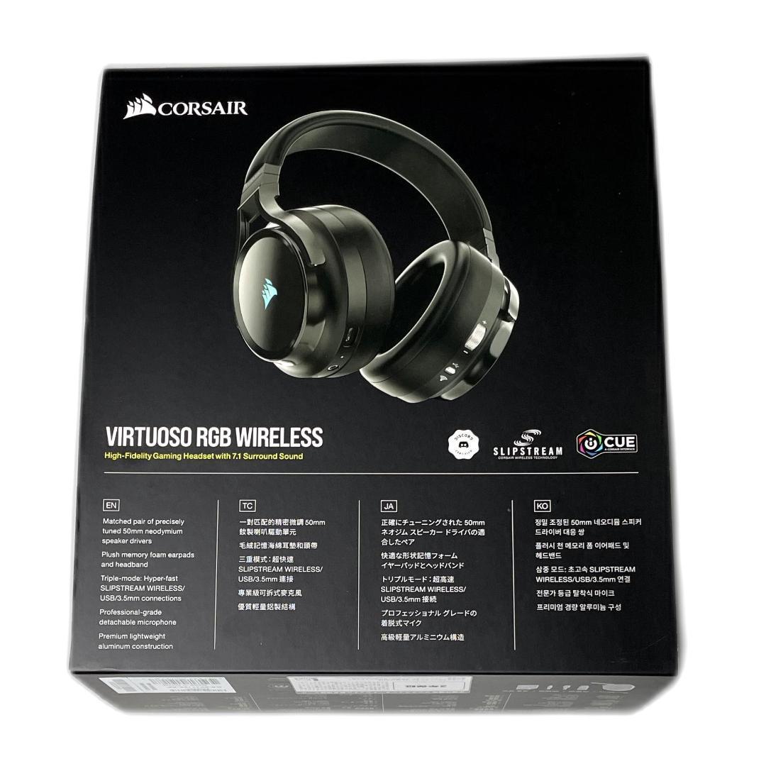 CORSAIR VIRTUOSO RGB WIRELESS カーボンブラック