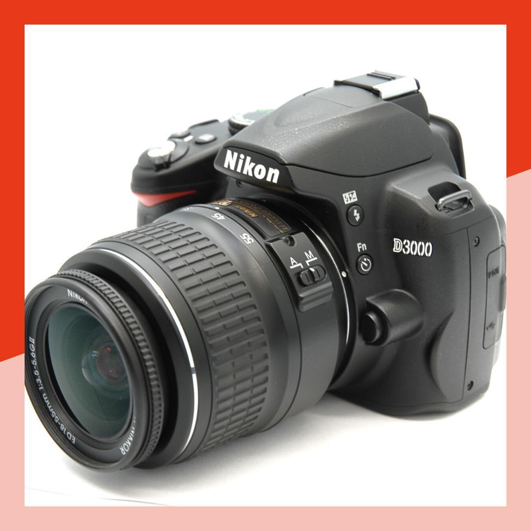 Nikon D3000 レンズセット 18-55mmGⅡ 美品 3435枚