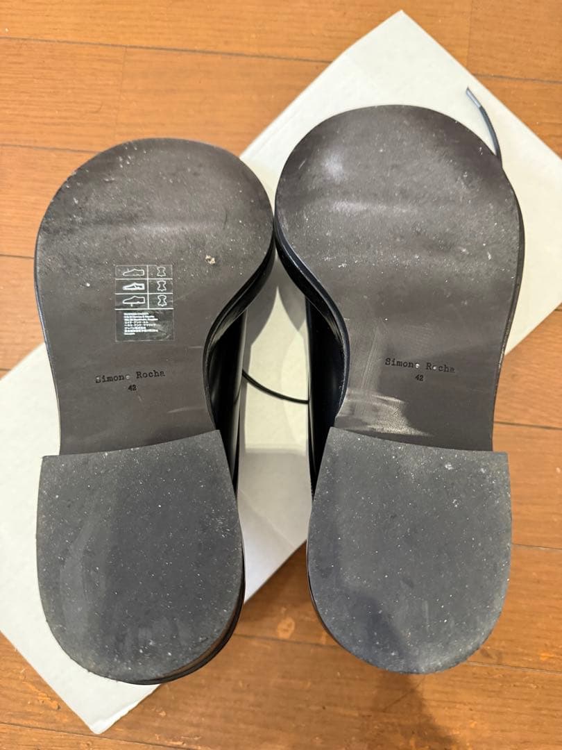  Simone Rocha レザーシューズ ダービー　シモーネロシャ42