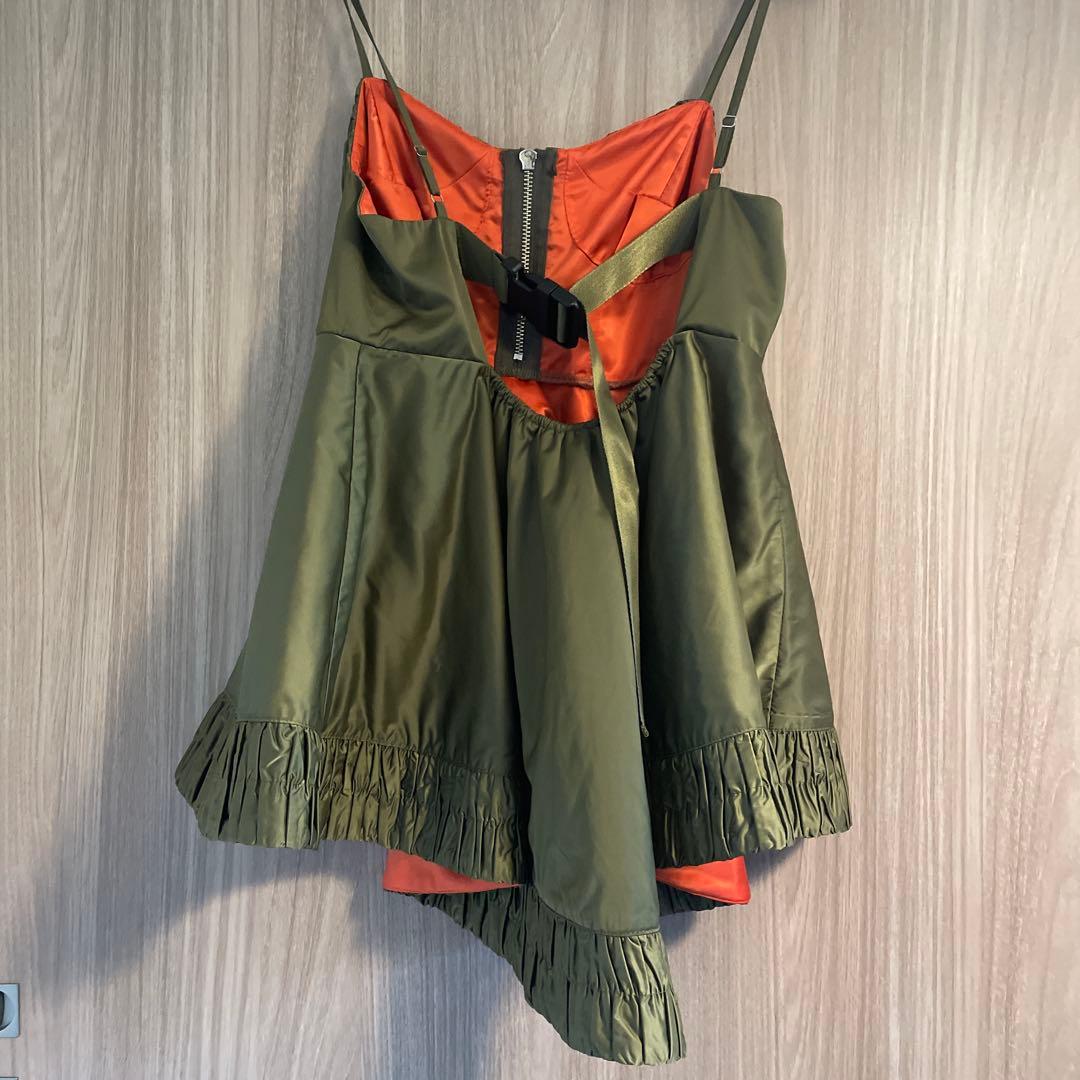 poppy あさぎーにょ　military flare tunic