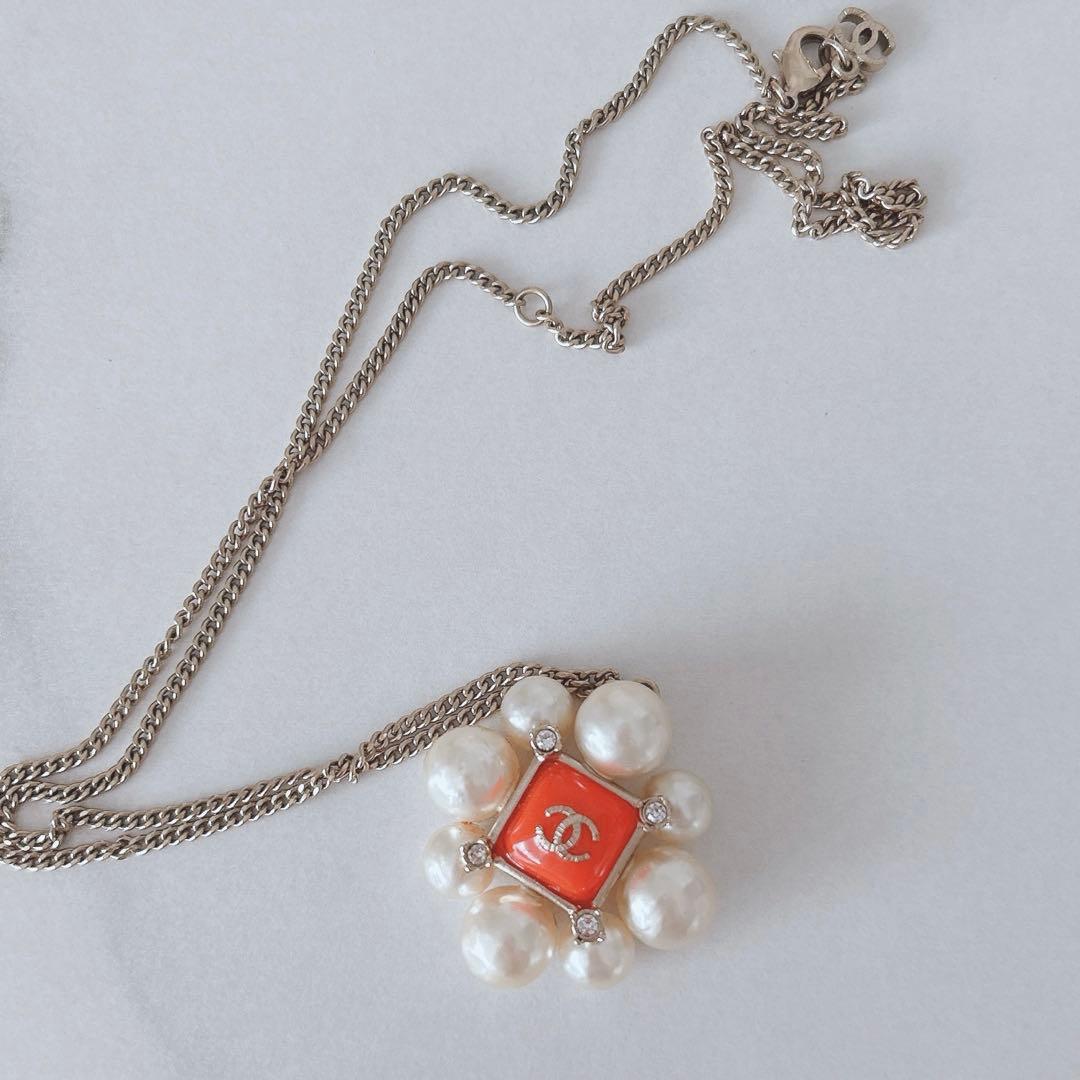 シャネル ネックレス パール