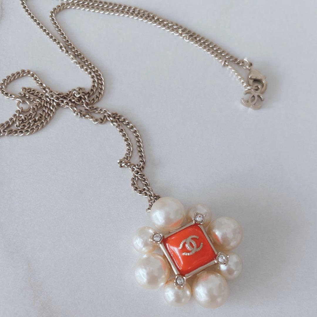 シャネル ネックレス パール