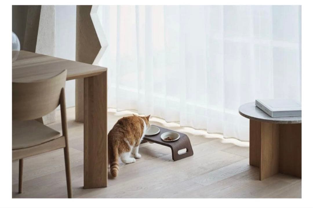 【新品未使用】KARIMOKU CAT TABLE ウォールナット　保証書付き