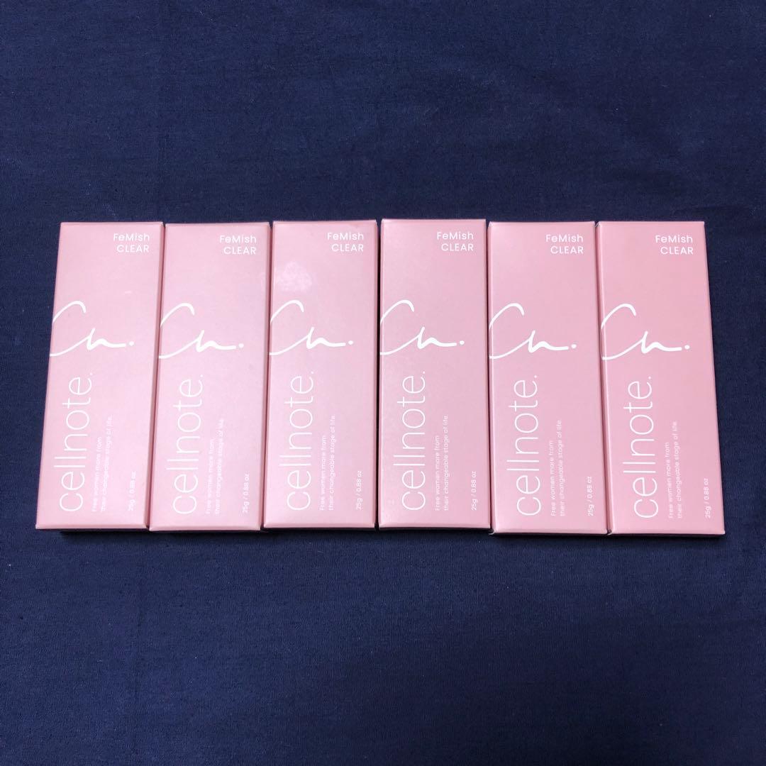 セルノートフェミッシュクリア薬用ホワイトニングゲル6個