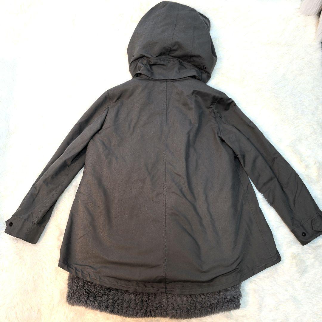 【美品】【THE RERACS】ボアライナー付き モッズコート　サイズ38