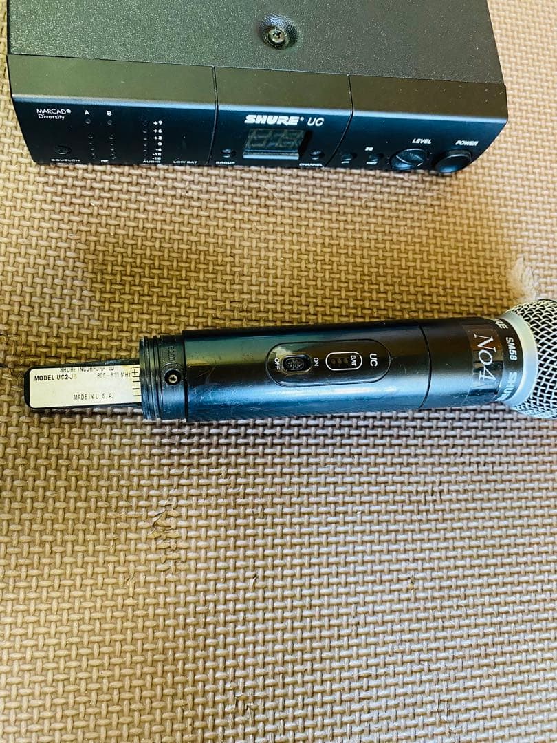 Shure UC4/Uc2-SM58, USA 製、動作確認済み。