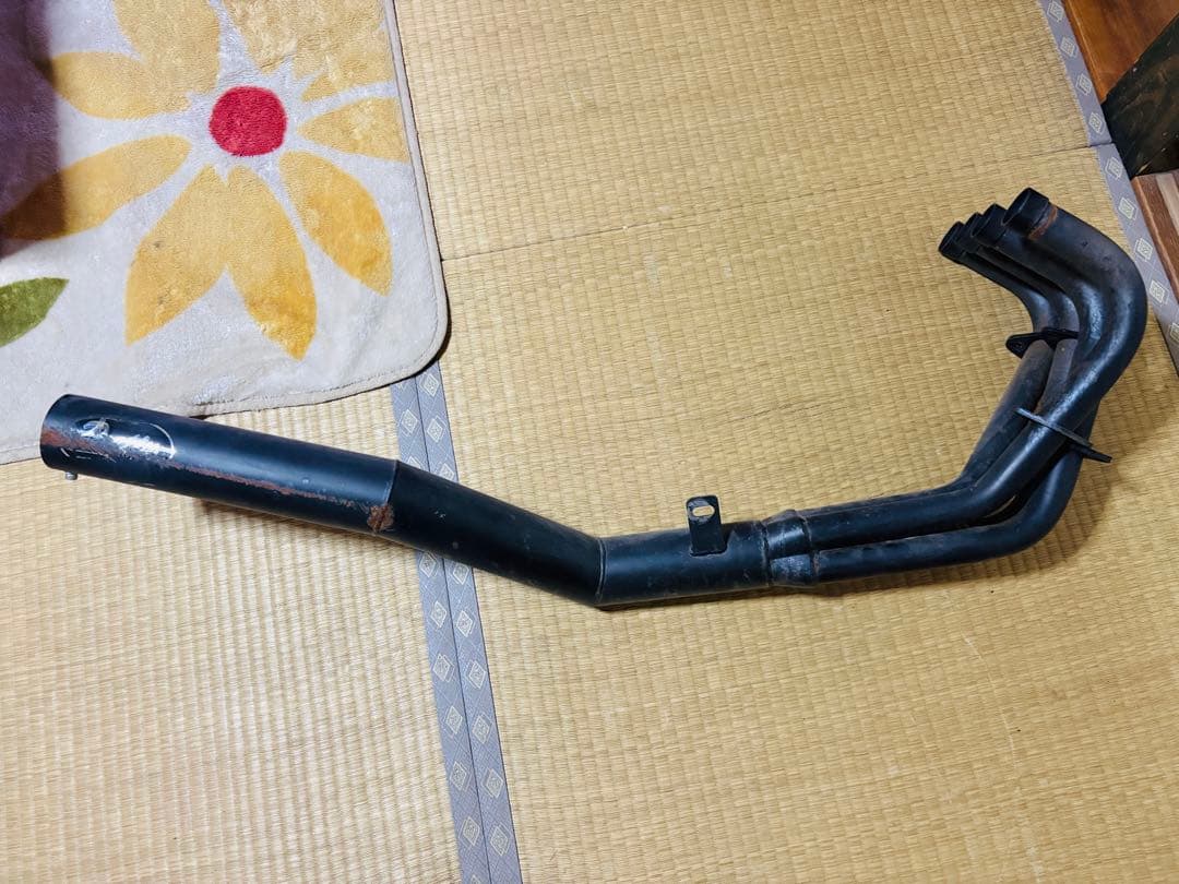 ホンダ ホーネット250 スチールブラックマフラー 4-2-1タイプ