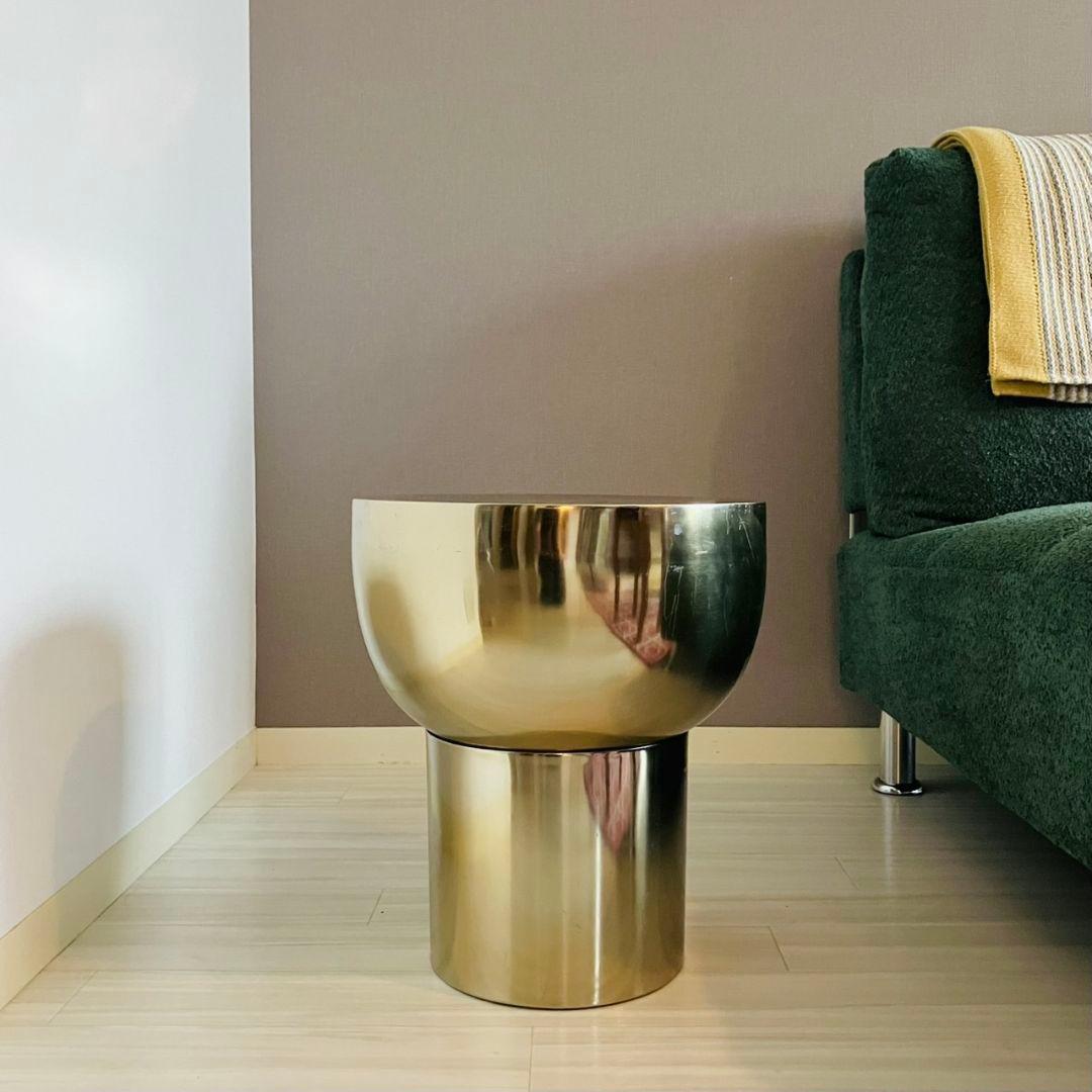 ZARA  ザラホーム サイドテーブル スツール ゴールド