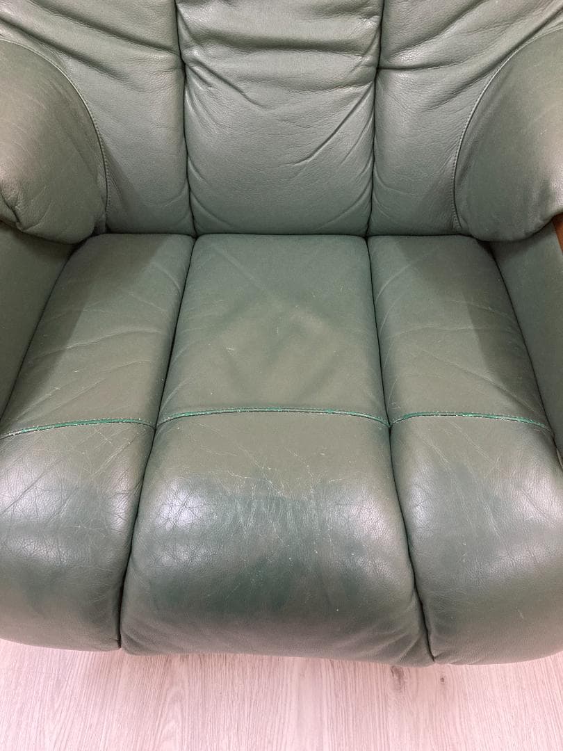 ミ*ン様 冨士ファニチア　FUJI FURNITURE 　本革　1人掛けソファ