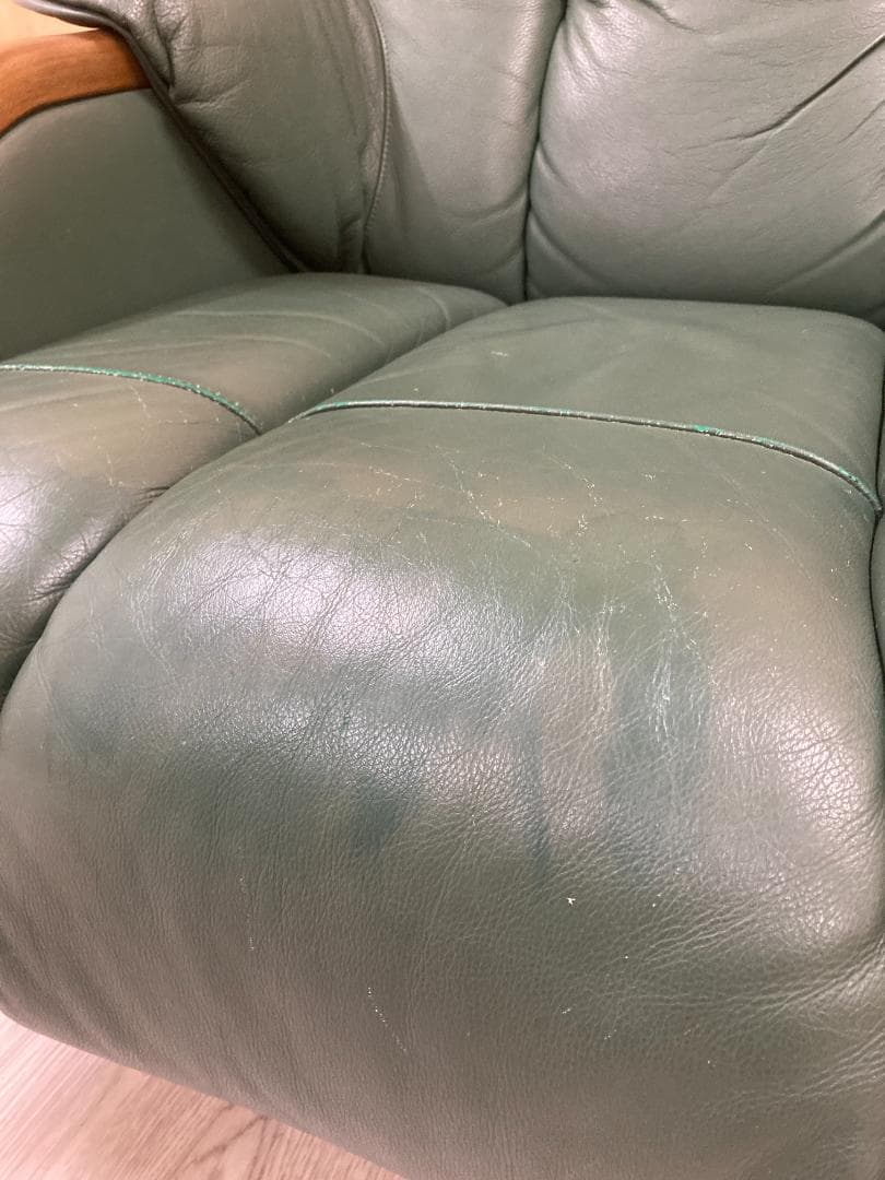 ミ*ン様 冨士ファニチア　FUJI FURNITURE 　本革　1人掛けソファ