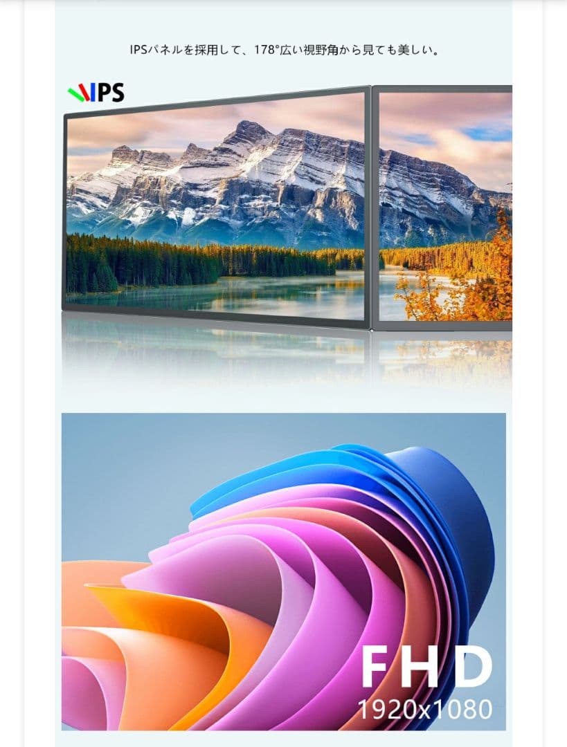 【新品未開封】21.5型 120Hz/フルHD ポータブルモニター 非タッチ式