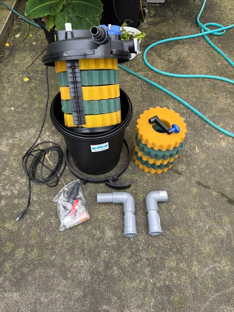 スクユー品 丸筑魚苑こいこいアクア 水槽 池 フィルター 錦鯉濾過槽