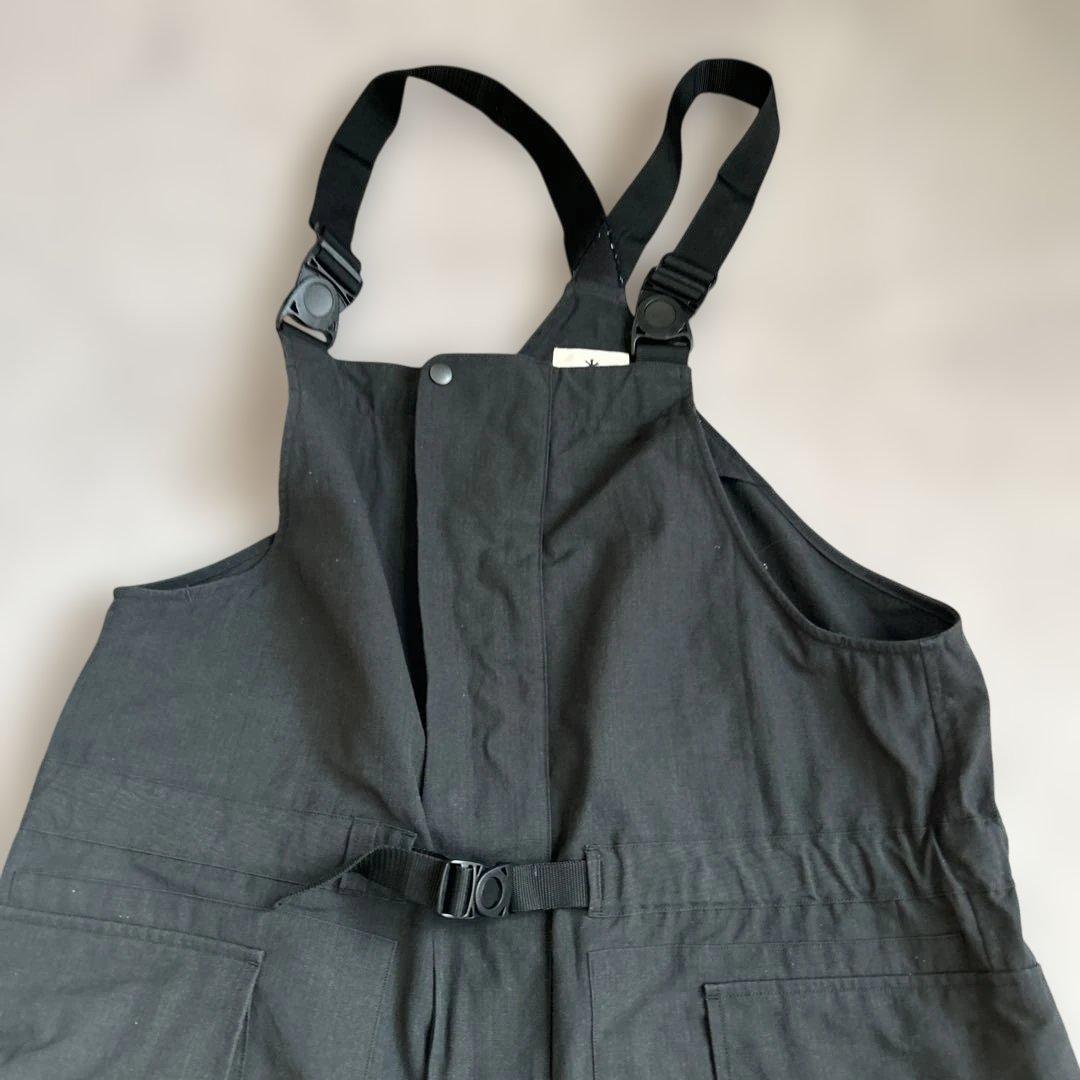 スノーピーク　peak ダークグレー オーバーオール サロペット　焚火