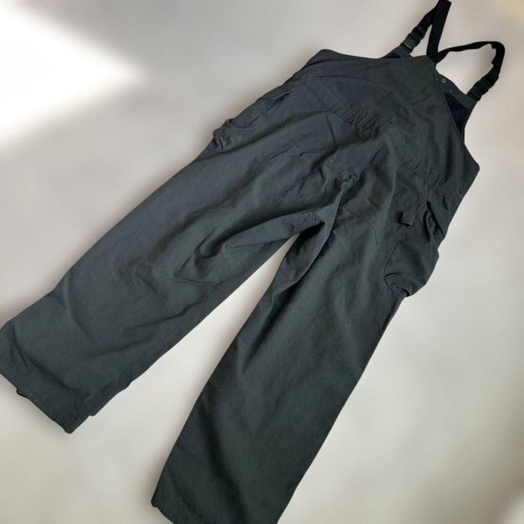 スノーピーク　peak ダークグレー オーバーオール サロペット　焚火