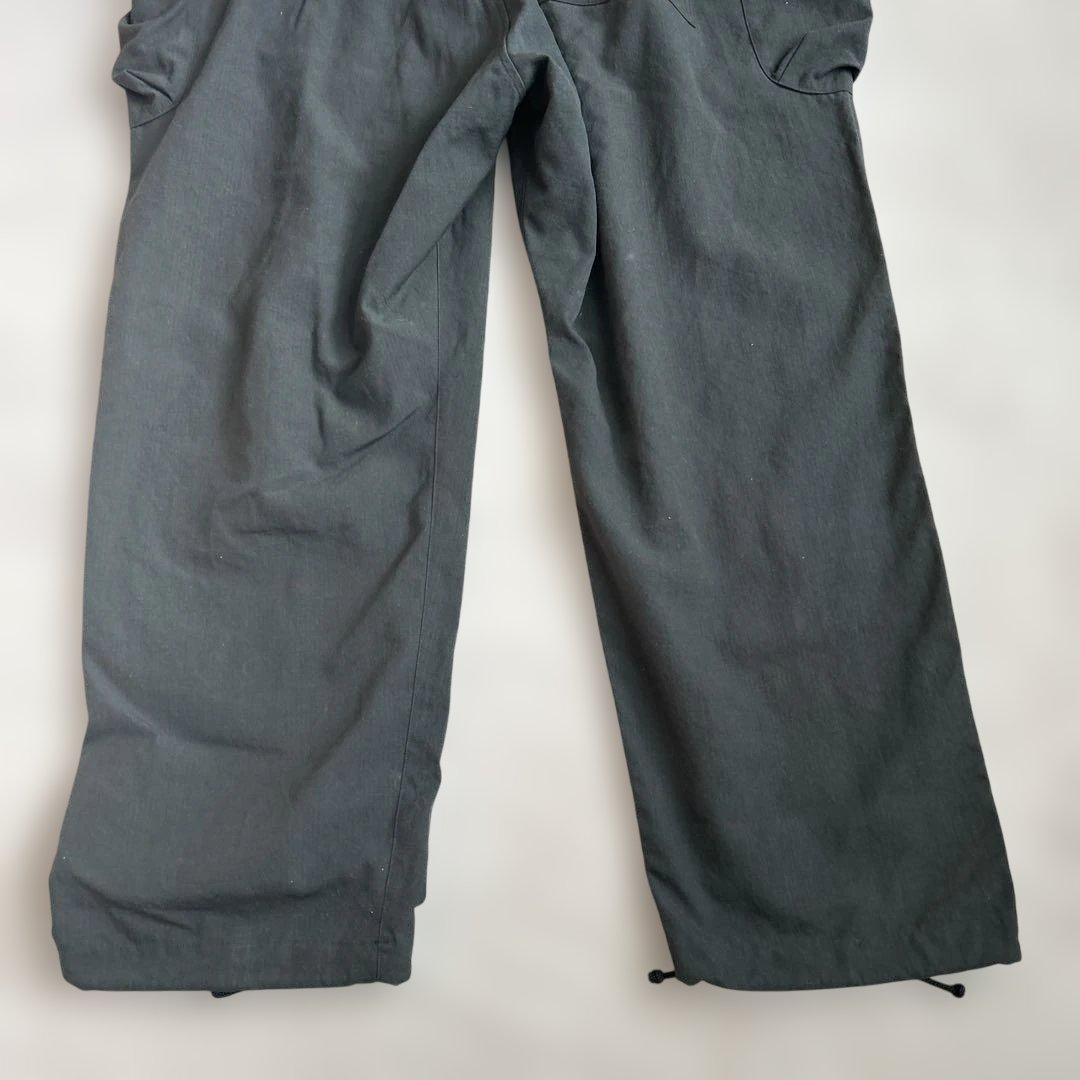 スノーピーク　peak ダークグレー オーバーオール サロペット　焚火