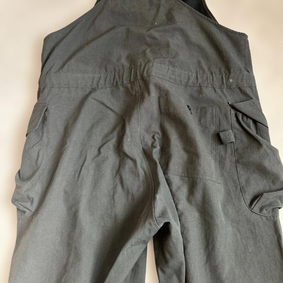 スノーピーク　peak ダークグレー オーバーオール サロペット　焚火