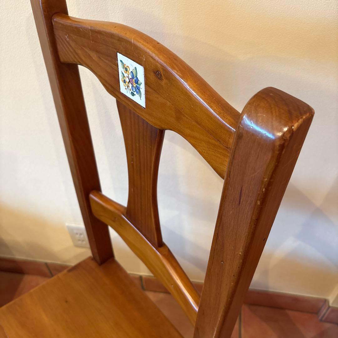 アクタス取扱　スペイン　タイル　ダイニングチェア④