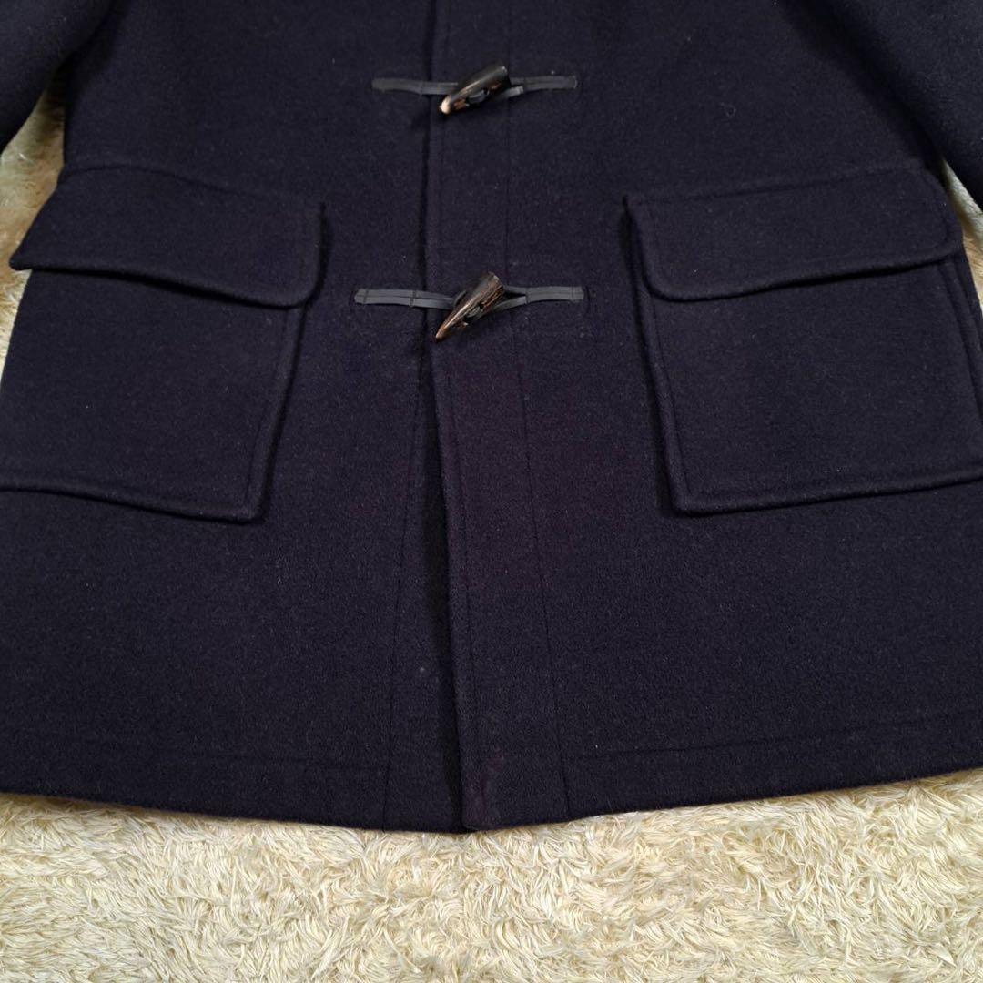 極美品　Gloverall ブラックウォッチ ダッフルコート ネイビー