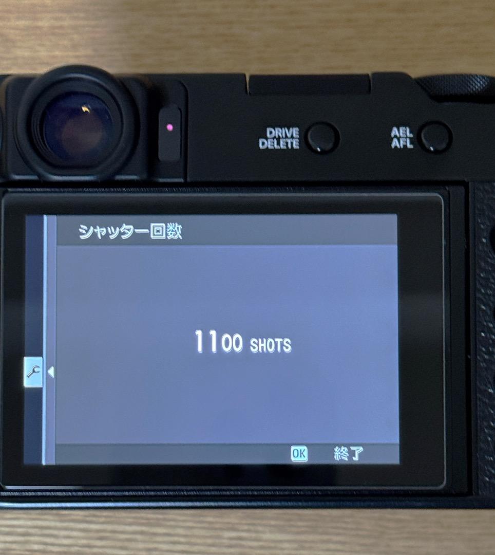 極美品 フジフィルム X100VI ショット数1100 保証付 おまけ多数