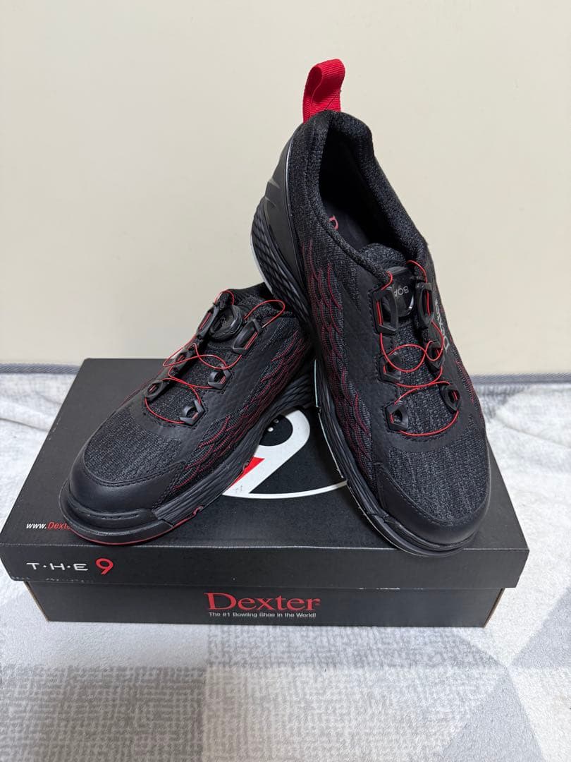 Dexter T.H.E 9 BOA 黒/赤25.5センチ